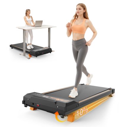 Compact Walking Pad Treadmill – Quiet, Under Desk